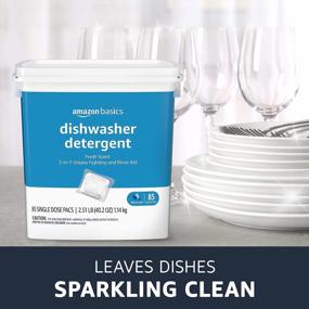 img 1 attached to Amazon Basics Dishwasher Detergent Pacs
