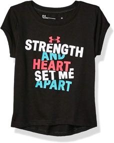 img 3 attached to Under Armour Toddler Attitude PINKADELIC Girls' Clothing : Active