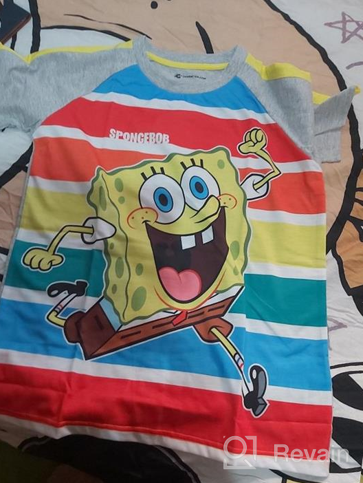 img 1 attached to 🧽 SpongeBob SquarePants Boys' Front: 100% Polyester, Rest: 92% Cotton + 8% Polyester review by Nick Reddy