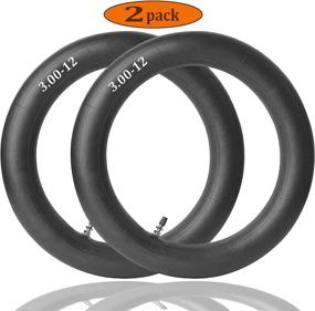 img 2 attached to 🔧 Premium 3.0-12 Inner Tube (2pcs) for Kawasaki Yamaha Dirt Bikes Pit Bike XR CRF 50 70 KLX 110 Suzuki DRZ 110 Yamaha TTR 90, 90cc 110cc 125cc Pit Dirt Bike - High-Quality Replacement Tubes