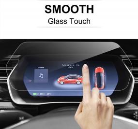 img 3 attached to Tempered Glass Screen Protector For 12.3 Inch Tesla Model S & X Instrument Panel - Compatible With 2012-2020 Models Including P85D, P90D, P100D, 60, 60D, 70, 70D, 75D, 90D, 100, And P100D