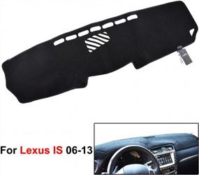 img 3 attached to Anti-Sun Pad Dash Mat For Lexus IS 250/350/IS F 2006-2013 - XUKEY Dashboard Cover