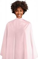 soft pink professional haircut cape for salon clients - dopamine-inducing cricket it! logo