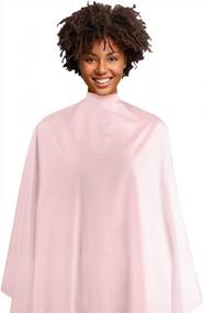 img 4 attached to Soft Pink Professional Haircut Cape For Salon Clients - Dopamine-Inducing Cricket It!