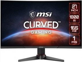 img 4 attached to MSI Optix MAG270VC2 165Hz Curved Monitor with 1800R Curvature, Height Adjustment, and Adaptive Sync for Superior Visuals at 1920X1080 Resolution.