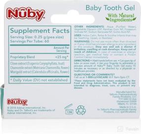 img 1 attached to Dr. Talbot's Natural Baby Tooth Gel for Soothing Gums, 0.53 Oz - Benzocaine and Belladonna Free