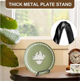 img 2 attached to Multi-Functional Metal Display Stand - Ideal For Plates, Pictures, Books And More!
