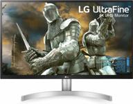 lg 27ul500 w 27-inch 4k uhd monitor with freesync, wall mountable, tilt adjustment, 27ul500w-cr logo