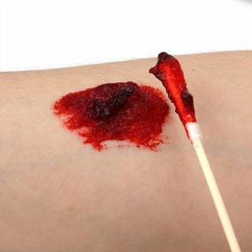 img 1 attached to Create Terrifying Halloween Looks With Wismee'S Fake Blood And Scab Gel Makeup Kit - Perfect For Stage And SFX Makeup!
