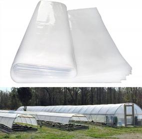 img 4 attached to 6 Mil Thickness UV Resistant Greenhouse Film 10X40Ft - GRELWT
