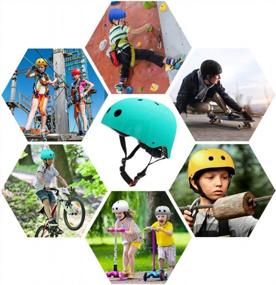 img 2 attached to FerDIM Велосипедный шлем для скейтборда для взрослых, детей, мужчин и женщин, высокая вентиляция для скейтборда, скутера, велосипедного скейтборда, катания на коньках, роликовых коньках