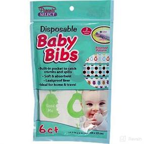 img 1 attached to 👶 Parents Select Disposable Baby Bibs: Perfect for Home & Travel, 6 ct