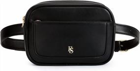 img 4 attached to Stylish And Versatile: ECOSUSI Women'S Black Leather Fanny Pack With Adjustable Strap