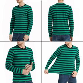 img 3 attached to LEDING Crewneck Long Sleeve T Shirts Pullover: Stylish Men's Clothing for T-Shirts & Tanks