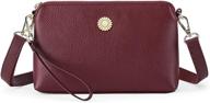 👜 goiacii leather crossbody wristlet handbag - women's handbags and wallets in wristlets logo