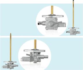 img 2 attached to 🔧 MOTO1988 Fuel Petcock Valve: OEM Replacement for Kawasaki Brute Force 650 & 750 4x4i (2006-2013) | 51023-0022