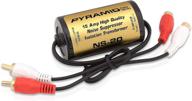 🔇 pyramid ns20: advanced 15a rca noise suppressor for clean audio signals &amp; noise elimination - built-in isolation transformer, ideal for amplifiers &amp; eqs, easy installation via rca jacks &amp; unique noise detection circuit logo