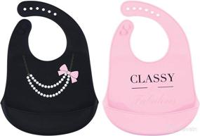 img 1 attached to Little Treasure Unisex Silicone First Feeding best: Bibs & Burp Cloths