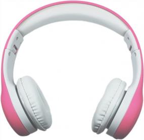 img 4 attached to Amalen Pink Wired Headphones With Volume Limit And Foldable Design For Kids