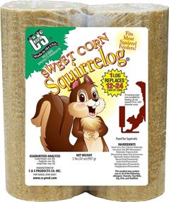 img 4 attached to 🌽 C & S Sweet Corn Squirrelog: Pack of 12 Nutritional Treats for Squirrels