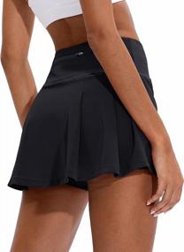 img 4 attached to Comfortable And Stylish Soothfeel High Waisted Pleated Tennis Skirt With Pockets For Women - Perfect For Athletic Activities And Golfing
