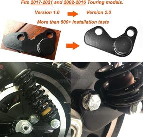 img 1 attached to 🔧 2021 Специальная модель Street Glide FLHXS комплект понижения Harley с задними амортизаторами для моделей 2002-2021 Touring, включая Road Glide FLTRX 2018, Ultra Limited FLHTK 2014, SG FLHX 2016, Electra Glide Ultra Classic 2010, SG FLHX 2015 и RKS 2018.