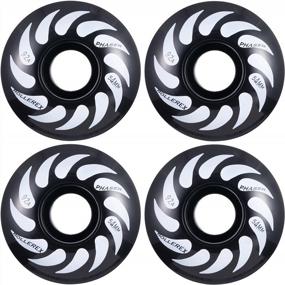 img 4 attached to Experience Superior Performance With Rollerex Phaser Skateboard Wheels - 92A 54Mm