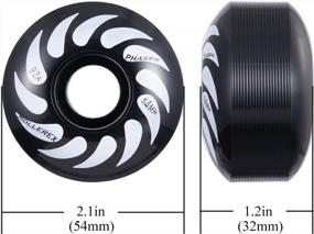 img 2 attached to Experience Superior Performance With Rollerex Phaser Skateboard Wheels - 92A 54Mm
