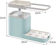 🧼 convenient multifunctional liquid detergent pump dish soap dispenser in cyan, baby blue, and baby pink логотип