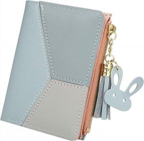img 4 attached to Stylish Women'S Mini Wallet With Multiple Card Slots And Tassels - JOSEKO PU Leather Bifold Clutch For Girls And Ladies, Perfect For Short Money Storage And Gift Giving