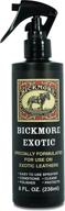 🐊 bickmore exotic leather spray - cleanses, conditions, polishes & protects exotic leathers & reptile skins - 8oz logo
