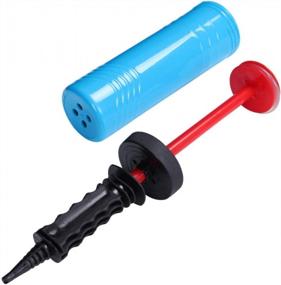 img 2 attached to 2X Faster Hand Balloon Pump - Perfect For Balloons, Exercise Balls, Yoga Balls & Pool Floats!