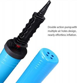 img 1 attached to 2X Faster Hand Balloon Pump - Perfect For Balloons, Exercise Balls, Yoga Balls & Pool Floats!