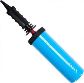 img 4 attached to 2X Faster Hand Balloon Pump - Perfect For Balloons, Exercise Balls, Yoga Balls & Pool Floats!