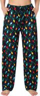 удобные рождественские пижамные штаны для женщин с карманами - alisister низ с принтом размеров s-xxl логотип