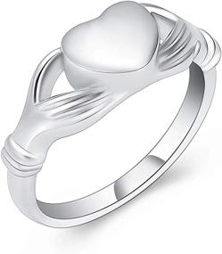 img 4 attached to Keepsake Memorial Jewelry For Women: Minicremation Cremation Ring To Preserve Your Loved One'S Ashes