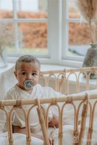 img 3 attached to 🍼 BIBS Pacifiers: Boheme Collection - BPA-Free Baby Pacifier | Made in Denmark | Set of 2 Peach/Woodchuck Color Soothers for 0-6 Months