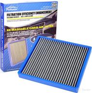 🚗 potauto map 5009 (cf10729) - high quality re-washable car cabin air filter replacement for chrysler, dodge, jeep, ram logo