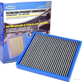 img 4 attached to 🚗 POTAUTO MAP 5009 (CF10729) - High Quality Re-Washable Car Cabin Air Filter Replacement for CHRYSLER, DODGE, JEEP, RAM