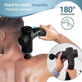 img 3 attached to 💪 CHIROGUN Massage Gun: The Ultimate Deep Tissue Percussion Muscle Massager for Men