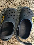 img 1 attached to 👟 Comfortable Excavator Boys' Sandals: Lightweight & Non-Slip Clogs for Children review by Ricky Mills