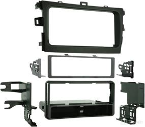 img 1 attached to 🚗 Metra 99-8223 Single DIN Installation Dash Kit - 2009 Toyota Corolla (Black) - Easy Installation & Perfect Fit