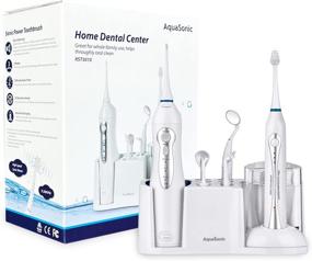 img 4 attached to The Ultimate AquaSonic Home Dental 💦 Center: Rechargeable Convenience for Optimal Oral Care