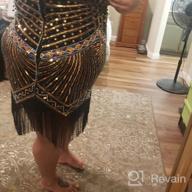 img 1 attached to Plus Size 1920S Flapper Dress By BABEYOND - V Neck, Beaded & Fringed review by Jesse Jewett