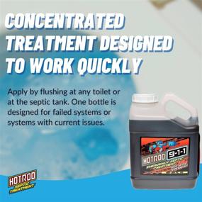 img 3 attached to 🚽 HOTROD Industrial Grade Emergency Septic Tank Treatment for Clog Relief and Obstruction Removal - Enhances Septic System Lifespan, Prevents Expensive Repairs - User-Friendly and Safe on Pipes and Plumbing - 1 Gallon