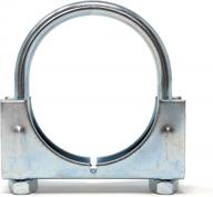 zinc-coated saddle u-bolt clamps, ideal for heavy-duty muffler mounting and more (1 1/8") logo