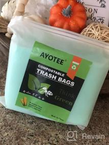 img 8 attached to 200 Count Compostable Ultra Strong Small Trash Bags, AYOTEE Unscented Garbage Bags For Bathroom, Kitchen, Bedroom, Office, Pet And Car Waste