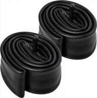 2-pack 27.5" bike tubes with av33mm valve, fits 27.5x1.75/1.90/1.95/2.0/2.10/2.125 bicycle tire logo