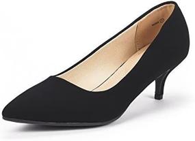 img 1 attached to 👠 DREAM PAIRS Women's DOrsay Pointed Pumps: Sleek and stylish women's shoes with a trendy twist