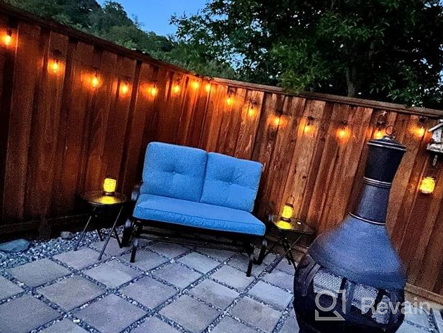 img 1 attached to Transform Your Outdoor Space With Multicolor Solar Mason Jar Lights - Weatherproof Fairy Lights For Patio Or Garden review by Eddy Borghesi